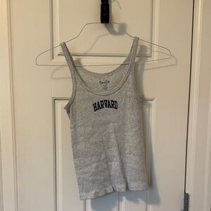 Brandy Melville Gray Ribbed Tank